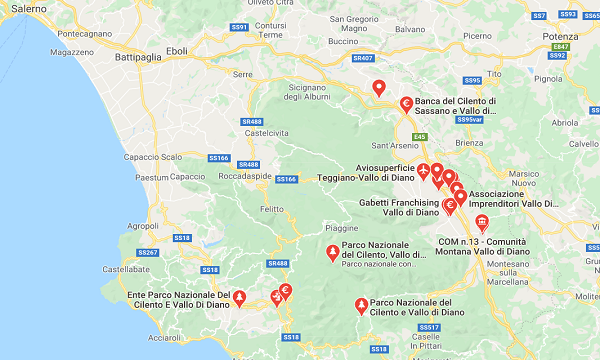 Chiusi 4 paesi del Vallo di Diano: sindaci irpini in allerta