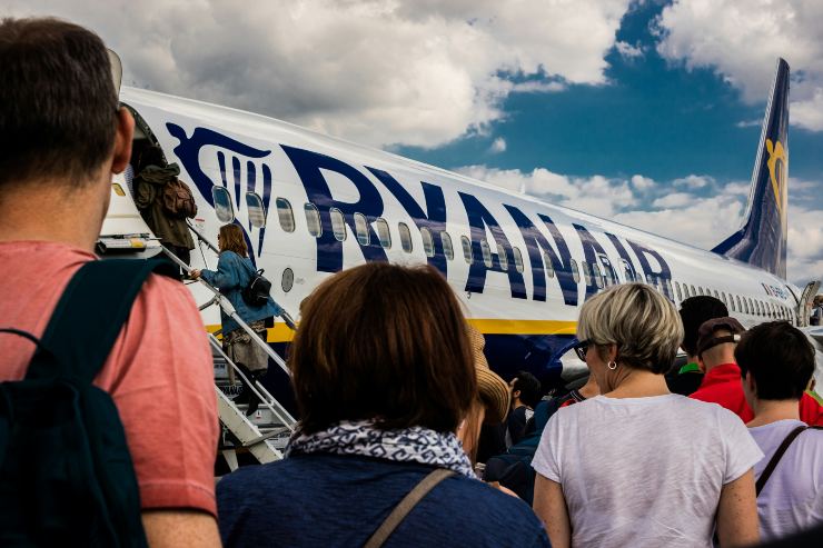 imbarco su aereo
