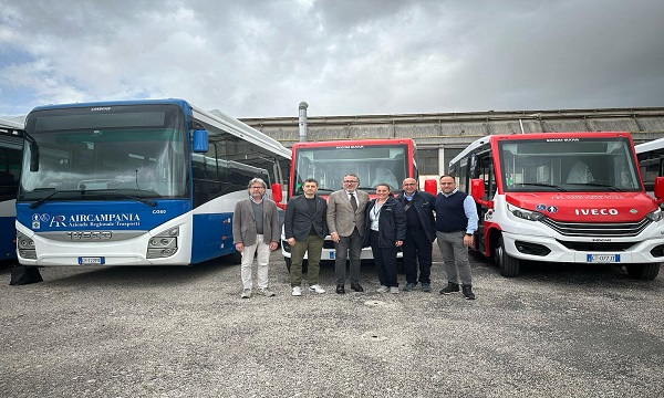 Air Campania, consegnati 4 nuovi bus in Irpinia